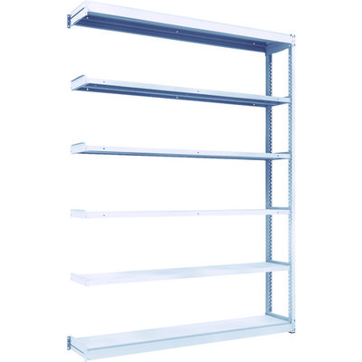 TRUSCO TUG型軽中量ボルトレス棚 200kg 連結型 1840×324×H2400 6段 TUG200-86K-6B 1台(1個)（直送品）