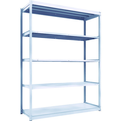 トラスコ中山 TRUSCO TUG型軽中量棚200kg単体 1840X624XH2400 5段 TUG200-86L-5 1台(1個)（直送品）