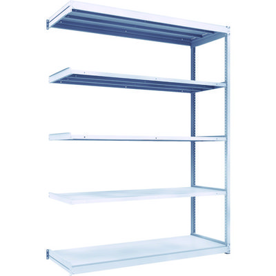 トラスコ中山 TRUSCO TUG型軽中量棚200kg連結 1840X624XH2400 5段 TUG200-86L-5B 1台(1個)（直送品）