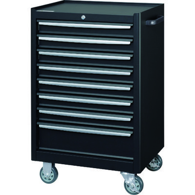 ダイシン工業 ダイシン ツールケースワゴンTWZー928Bブラック TWZ-928B 1台 114-6713（直送品）