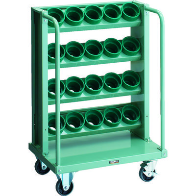 トラスコ中山 TRUSCO ツーリングワゴン HSK100A BT50 NT50兼用 4段 20個収納 VTLW-D45 1台(1個)（直送品）