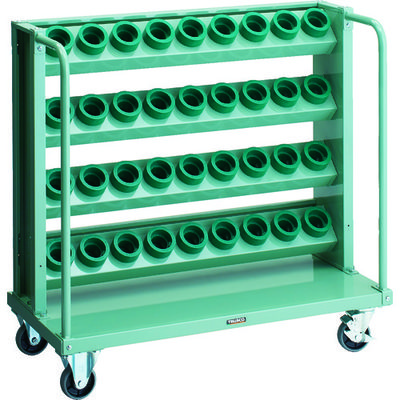 トラスコ中山 TRUSCO ツーリングワゴン HSK63A BT40 NT40兼用 4段 36個収納 VTLW-E410 1台(1個)（直送品）