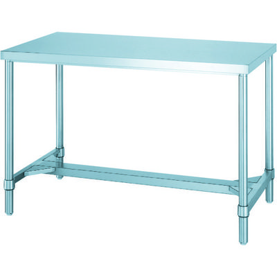 シンコー ステンレス作業台(H方枠タイプ・SUS430) 900×600×800 WH-9060 1台 116-1513（直送品）