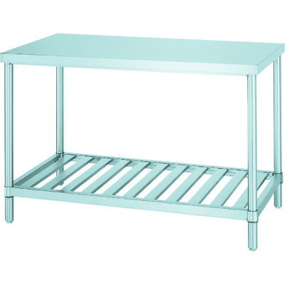 シンコー ステンレス作業台スノコ棚 間口600×奥行450×高さ800 WS-6045 1台 116-1553（直送品）