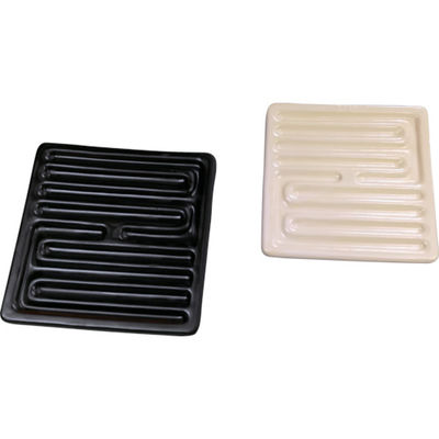 セラミックヒーター Yー3SH型 200Vー600W(白/センサー付き) 幅122×長さ122mm Y-3SH 200V-600W(W/S)（直送品）