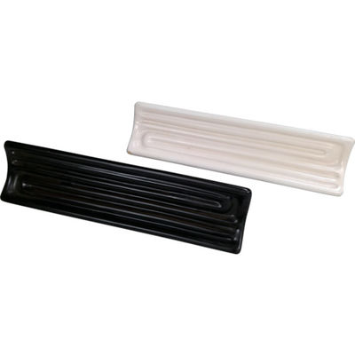 セラミックヒーター Yー1型 200Vー600W(黒/センサー付き) 幅250×長さ65mm Y-1 200V-600W(B/S) 1個（直送品）