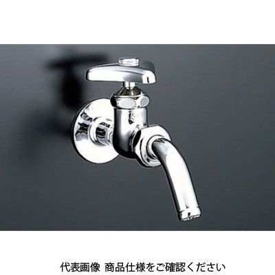 LIXIL 吐水口回転形胴長横水栓(固定コマ式) LFー7KRー13ーU 1セット(5