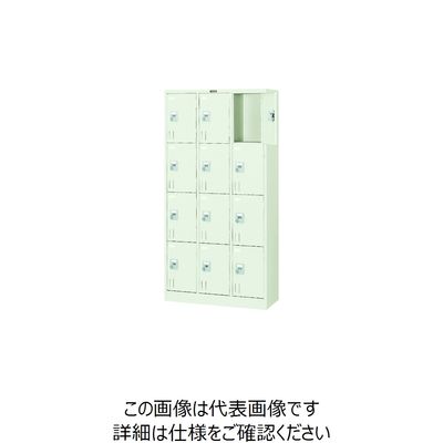 トラスコ中山 TRUSCO 多人数用ロッカー12人用 900X380XH1790 手ぶらキー式 SVG12K 1台 520-8955（直送品）