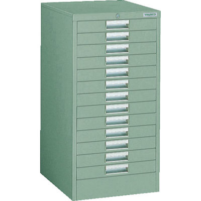 トラスコ中山 TRUSCO WVR型キャビネット 450X500XH880 引出13段 WVR-L13 1台(1個) 500-8387（直送品）