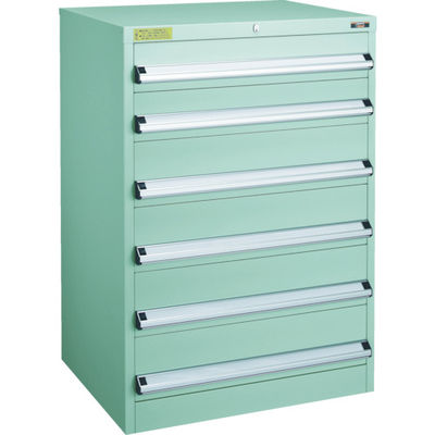 トラスコ中山 TRUSCO VE7S型中量キャビネット 700X550XH1000 引出6段 VE7S-1007 1台(1個)（直送品）