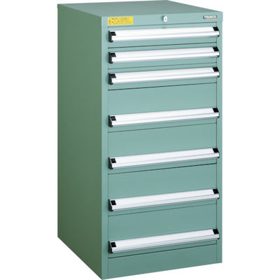 トラスコ中山 TRUSCO VE5S型中量キャビネット 500X550XH1000 引出7段 VE5S-1008 1台(1個)（直送品）