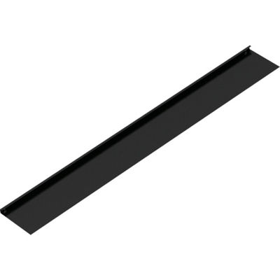 トラスコ中山 TRUSCO スチールラック 中量ボルトレス棚用下ビーム用スカート 黒 MM-BS3 BK 1枚(1個) 459-3120（直送品）