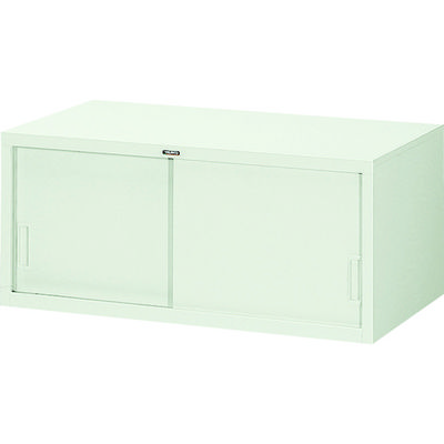 トラスコ中山 TRUSCO スタンダード書庫(A3横長 A4縦長)スチール引違 880XH390 N103DW 1台 520-6839（直送品）