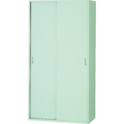 ナイキ 収納庫 NW型 スチール引違い書庫 2枚扉 899×450×1750 ウォームホワイト NW-0918H-AW 1台（直送品）