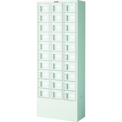 トラスコ中山 TRUSCO 預かりロッカー3列10段 ダイヤル錠 KTL310-D 1台 454-0760（直送品）