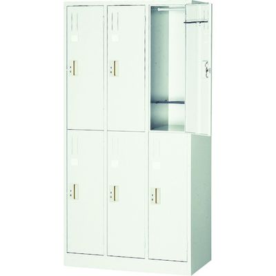 トラスコ中山 TRUSCO スタンダードロッカー 6人用 900X515XH1790 NL67 1台 505-1991（直送品）