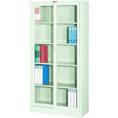 トラスコ中山 TRUSCO スタンダード書庫(D400) ガラス引違 880XH1790 N603G 1台 511-8981（直送品）