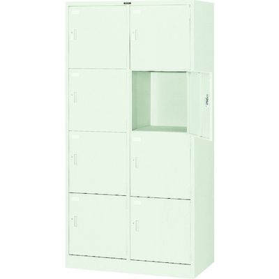 トラスコ中山 TRUSCO 多人数用ロッカー8人用 900X515XH1790 シリンダ錠式 SVG8A 1台 520-8912（直送品）