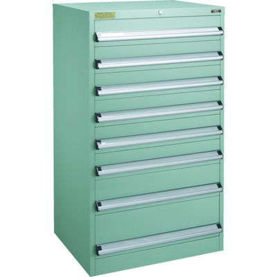 トラスコ中山 TRUSCO VE7S型中量キャビネット 700X550XH1200 引出8段 VE7S-1203 1台(1個)（直送品）