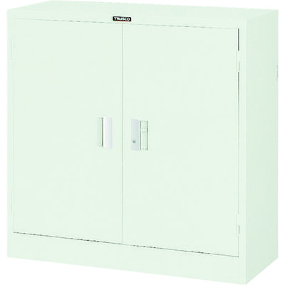 トラスコ中山 TRUSCO スタンダード書庫(D380) 両開 880XH880 ネオグレー N303 1台 511-9162（直送品）