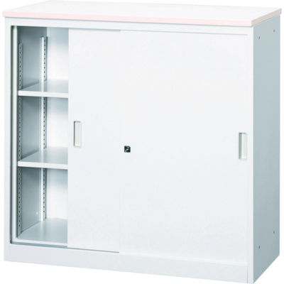 トラスコ中山 TRUSCO CVAカウンター W900書庫型ハイカウンター グレー CVA-9HS-G 1台 454-0671（直送品）