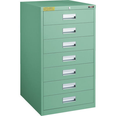 トラスコ中山 TRUSCO LVE型キャビネット 500×550×H880 引出7段 LVE-881 1台(1個) 252-3850（直送品）