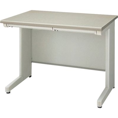 ナイキ NAIKI 平デスク NELD型/ウォームホワイト/W1000×D700×H700 NELD107F-AWH 1台 463-2281（直送品）