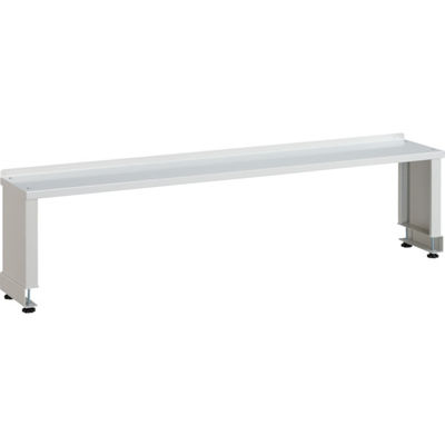 トラスコ中山 TRUSCO 作業台用上棚 W1500 側面取付型 ホワイト色 YUR-1500BW 1台(1個) 467-3905（直送品）