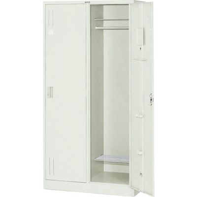 トラスコ中山 TRUSCO スタンダードロッカー 2人用ワイド 900X515XH1790 NL27W 1台 520-8483（直送品）