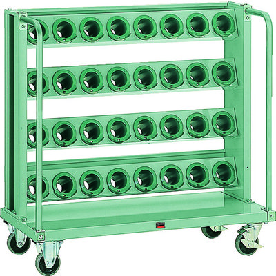 トラスコ中山 TRUSCO ツーリングワゴン BT・NT50兼用 32個収納 ロック付 ホワイト色 VTLW-48-AW 1台（直送品）