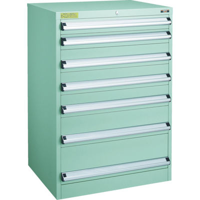 トラスコ中山 TRUSCO VE7S型中量キャビネット 700×550×H1000 引出7段 VE7S-1001 1台(1個)（直送品）