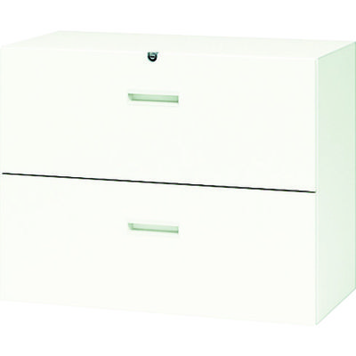 ナイキ 収納庫 CW型 ファイル引出し(2段) 下置き用 899×450×700 ホワイト CW-0907S-2-WW 1台（直送品）