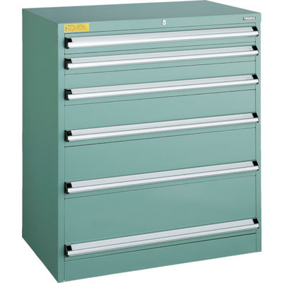 トラスコ中山 TRUSCO VE9S型中量キャビネット 880X550XH1000 引出6段 VE9S-1009 1台(1個)（直送品）