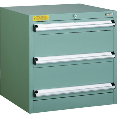 トラスコ中山 TRUSCO VE6S型中量キャビネット 600X550XH600 引出3段 VE6S-606 1台(1個) 479-0804（直送品）