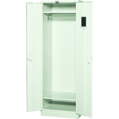 トラスコ中山 TRUSCO 両開多人数用ロッカー 608X515XH1790 鍵無 NL602W 1台 520-8441（直送品）