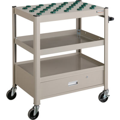 トラスコ中山 TRUSCO TCW型ツーリングワゴン #30X30個 引出し付 ネオグレー TCW-T302DA NG 1台（直送品）