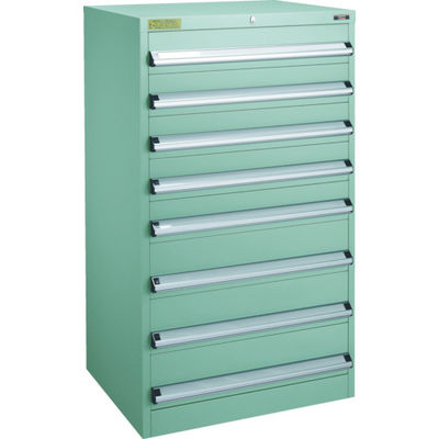 トラスコ中山 TRUSCO VE7S型中量キャビネット 700X550XH1200 引出8段 VE7S-1205 1台(1個)（直送品）