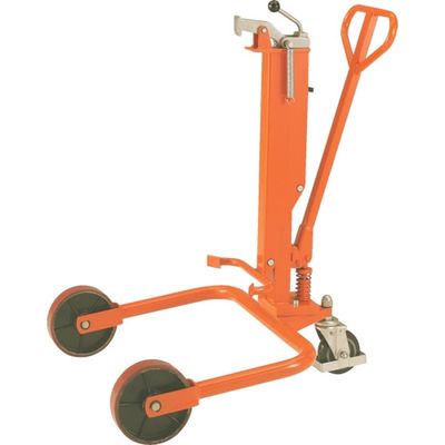 トラスコ中山 TRUSCO ドラム缶運搬車 250kg 油圧式 820X800XH1050 TDT-250 1台 285-2471（直送品）