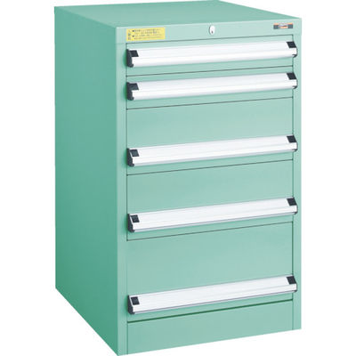 トラスコ中山 TRUSCO VE5S型中量キャビネット 500X550XH800 引出5段 VE5S-807 1台(1個) 479-0499（直送品）