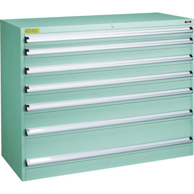 トラスコ中山 TRUSCO VE13S型キャビネット 1300X550XH1000 引出7段 VE13S-1001 1台(1個)（直送品）