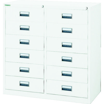 トラスコ中山 TRUSCO スタンダード書庫(D400)キャビネット6段 880XH880 W WT2C6S 1台 462-7644（直送品）