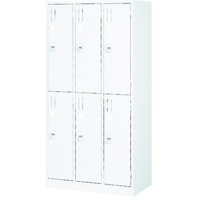 トラスコ中山 TRUSCO 手ぶらキーロッカー 6人用 900X515XH1790 W色 WKL67 1台 478-9733（直送品）