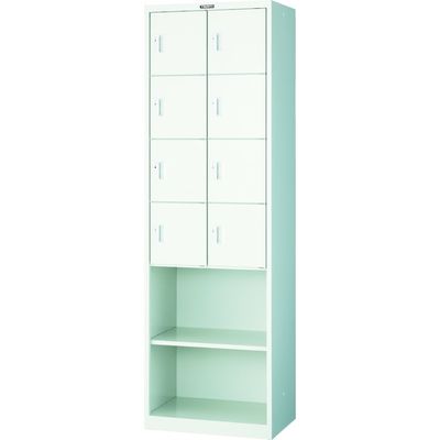 トラスコ中山 TRUSCO 小物入れロッカー2列タイプ SVP8A-AW 1台 462-7105（直送品）