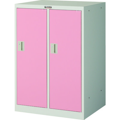 トラスコ中山 TRUSCO ミニロッカー 2連用 ピンク MLK2-P 1台 454-0816（直送品）