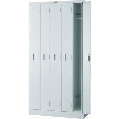 トラスコ中山 TRUSCO スリムロッカー 5人用 900X515XH1790 W色 WL-5S 1台 799-3935（直送品）