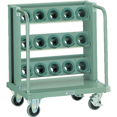 トラスコ中山 TRUSCO ツーリングワゴン BT・NT50兼用 3段 15個収納 ロック付 VTLW-35 1台 266-0822（直送品）