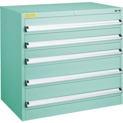 トラスコ中山 TRUSCO VE9S型中量キャビネット 880×550×H800 引出5段 VE9S-801 1台(1個) 479-1614（直送品）
