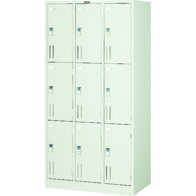 トラスコ中山 TRUSCO 多人数用ロッカー9人用 900X515XH1790 南京錠式 SVG9B 1台 520-8947（直送品）
