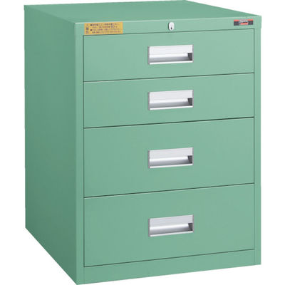 トラスコ中山 TRUSCO LVE型キャビネット 500X550XH650 引出4段 LVE-653 1台(1個) 252-3957（直送品）