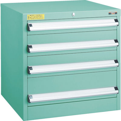 トラスコ中山 TRUSCO VE6S型中量キャビネット 600X550XH600 引出4段 VE6S-602 1台(1個) 479-0758（直送品）